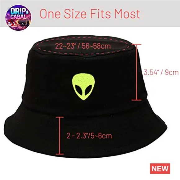 Cotton Bucket Hat for Women Men Summer Travel Sun Beach Unisex - Picture 4 of 6
